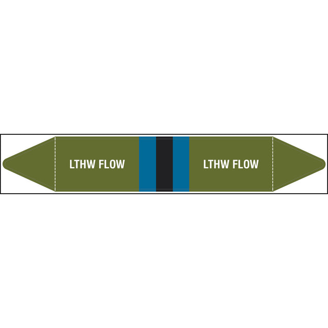 British Standard Pipe Markers  LTHW Flow