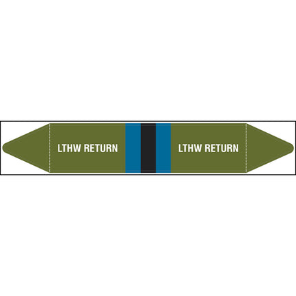 British Standard Pipe Markers  LTHW Return