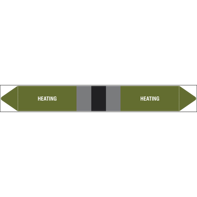British Standard Pipe Markers  Heating