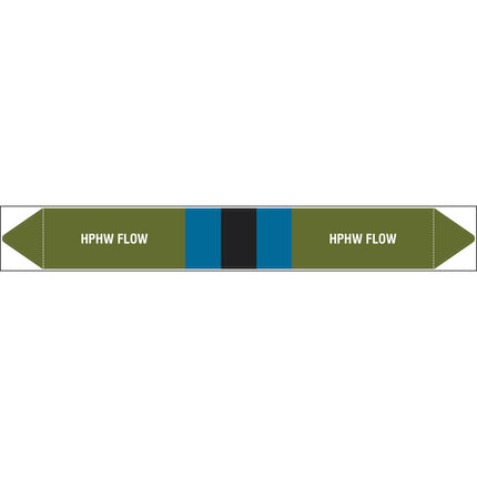 British Standard Pipe Markers  HPHW Flow