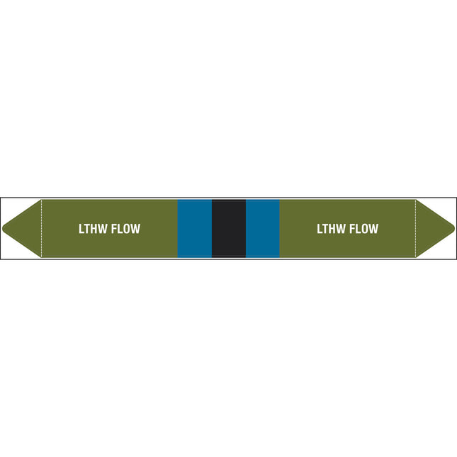 British Standard Pipe Markers  LTHW Flow
