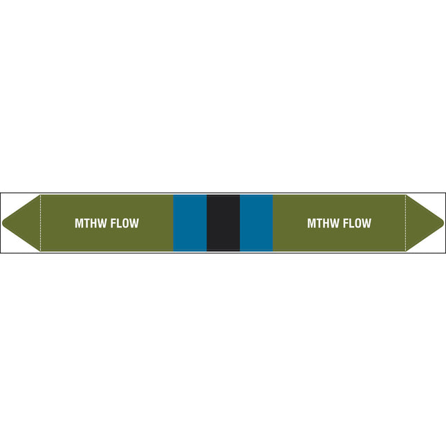 British Standard Pipe Markers  MTHW Flow
