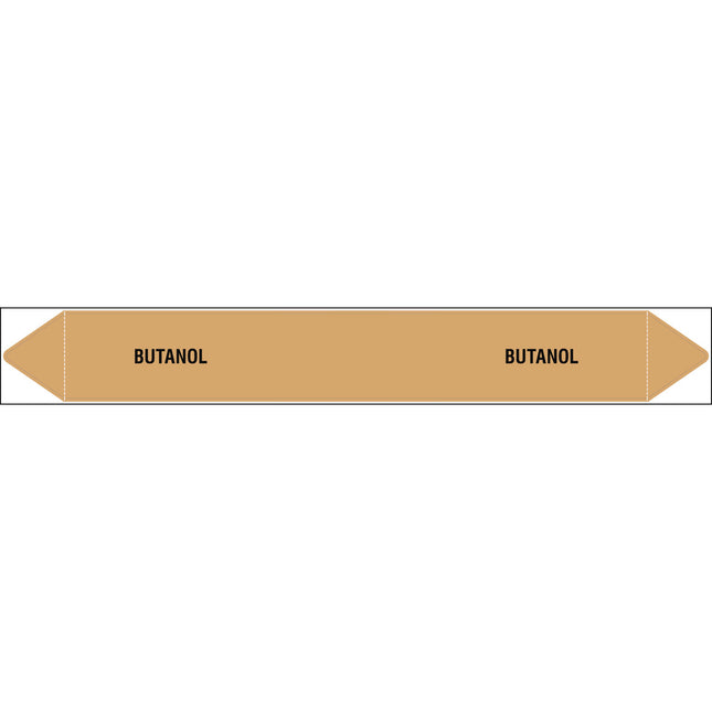 British Standard Pipe Markers  Butanol