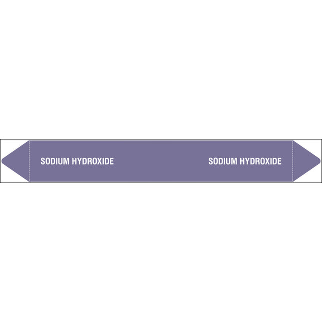 British Standard Pipe Markers  Sodium Hydroxide