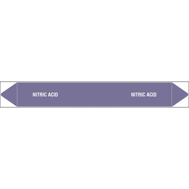 British Standard Pipe Markers  Nitric Acid