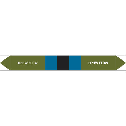 British Standard Pipe Markers  HPHW Flow