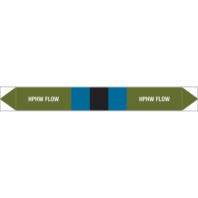British Standard Pipe Markers  HPHW Flow