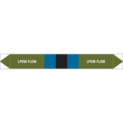 British Standard Pipe Markers  LPHW Flow