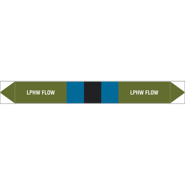 British Standard Pipe Markers  LPHW Flow
