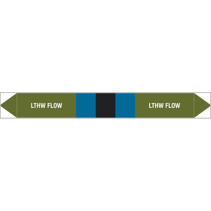 British Standard Pipe Markers  LTHW Flow