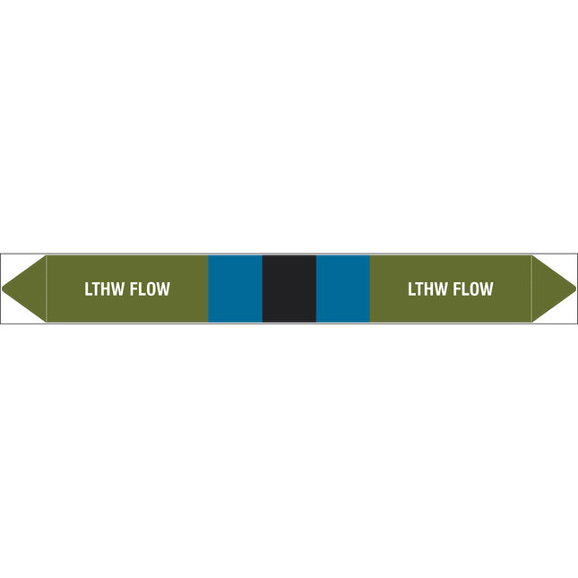British Standard Pipe Markers  LTHW Flow