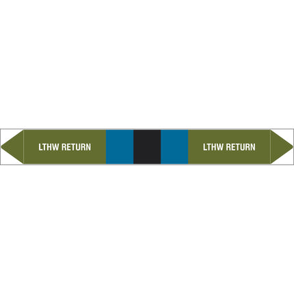 British Standard Pipe Markers  LTHW Return