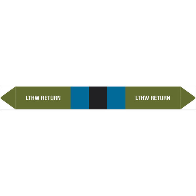 British Standard Pipe Markers  LTHW Return