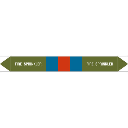 British Standard Pipe Markers  Fire Sprinkler