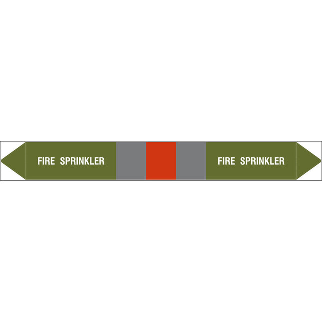 British Standard Pipe Markers  Fire Sprinkler