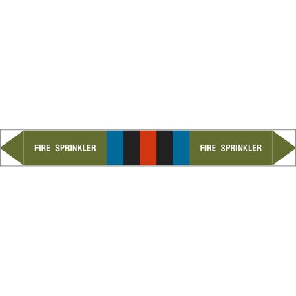 British Standard Pipe Markers  Fire Sprinkler