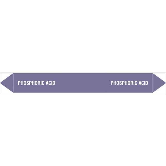 British Standard Pipe Markers  Phosphoric Acid