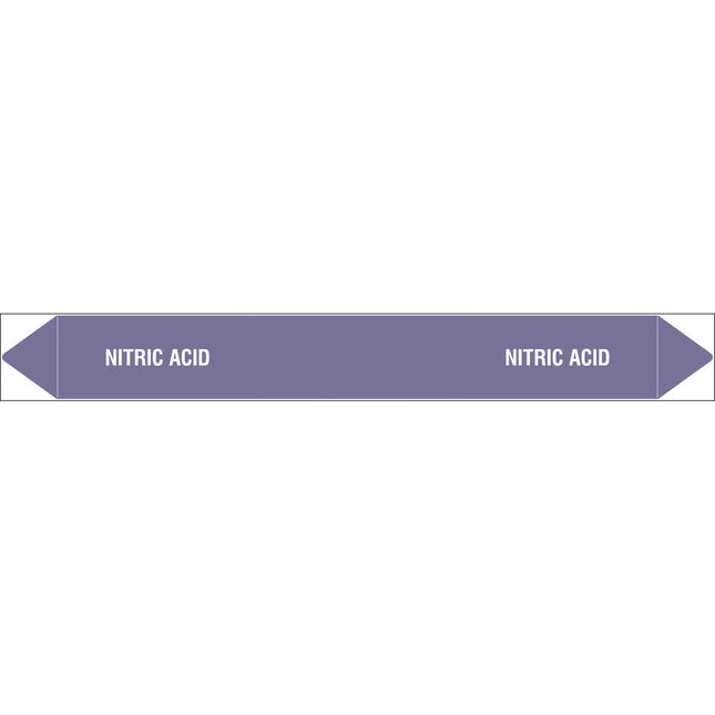 British Standard Pipe Markers  Nitric Acid
