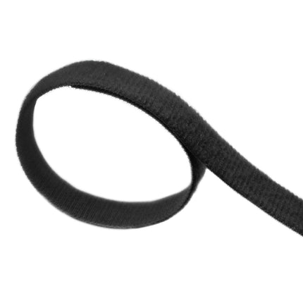 VELCRO ONEWRAP tape 10mm x 25m black fire retardant