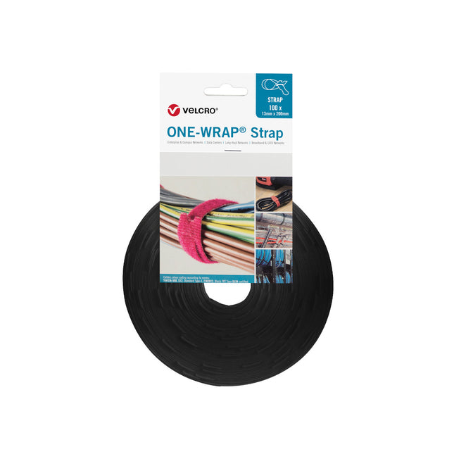 VELCRO ONEWRAP strap 13mm x 200mm black