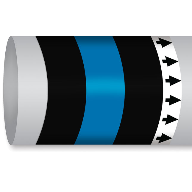 ISO 14726 IMO Pipemarker  Waste Media Black Water