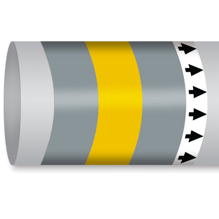 ISO 14726 IMO Pipemarker  Non Flammable Gases Breathing Gas