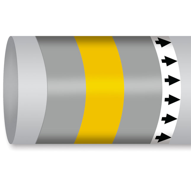 ISO 14726 IMO Pipemarker  Steam Supply Steam