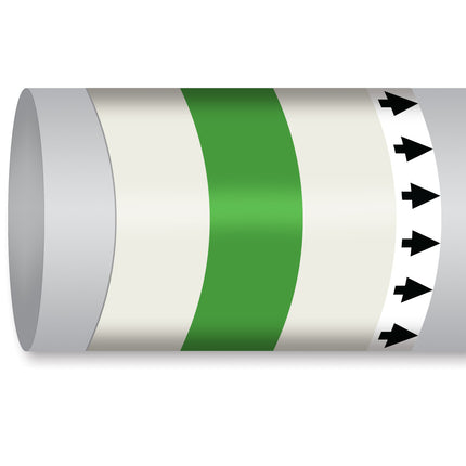 ISO 14726 IMO Pipemarker  Air In Ventilation System Atmospheric Air