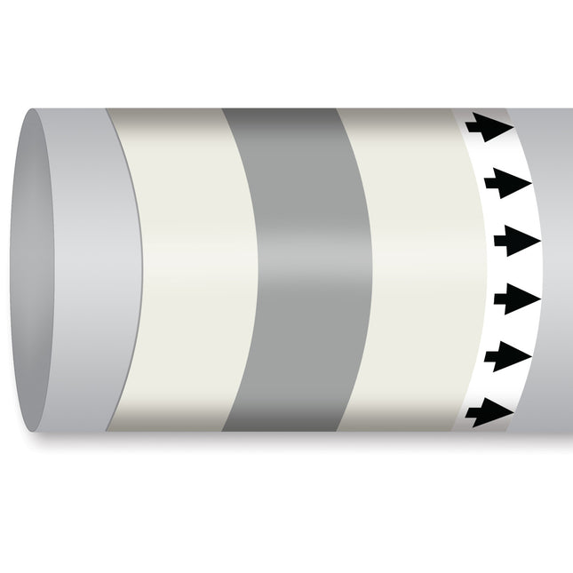 ISO 14726 IMO Pipemarker  Air In Ventilation System Mechanical Supply Air  Warm