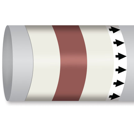 ISO 14726 IMO Pipemarker  Air In Ventilation System Conditioned Supply Air