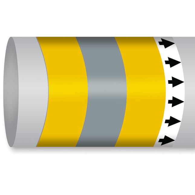ISO 14726 IMO Pipemarker  Steam Acetylene