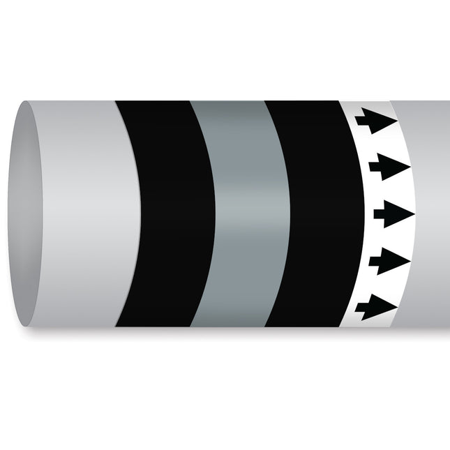 ISO 14726 IMO Pipemarker  Waste Media Exhaust Gas