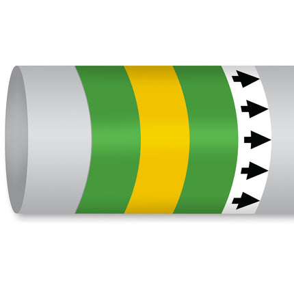 ISO 14726 IMO Pipemarker  Sea Water Cooling Sea Water