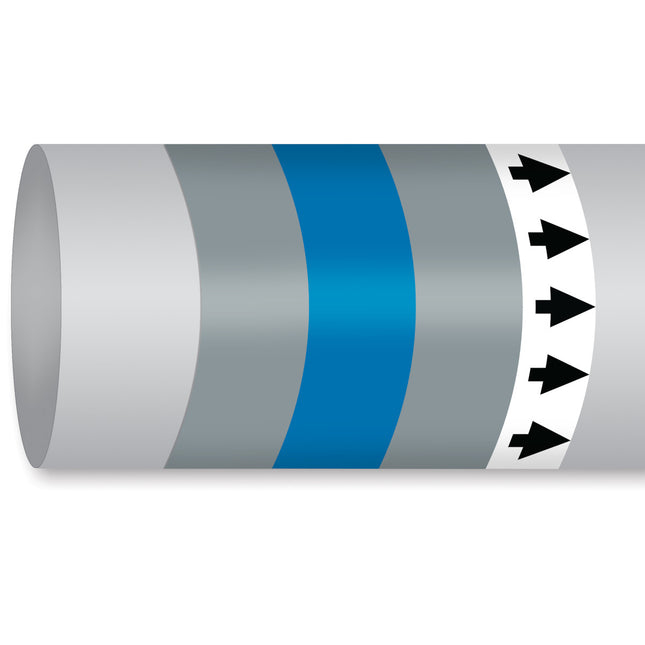 ISO 14726 IMO Pipemarker  Non Flammable Gases Oxygen