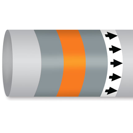 ISO 14726 IMO Pipemarker  Non Flammable Gases Compressed Air  Low Pressure