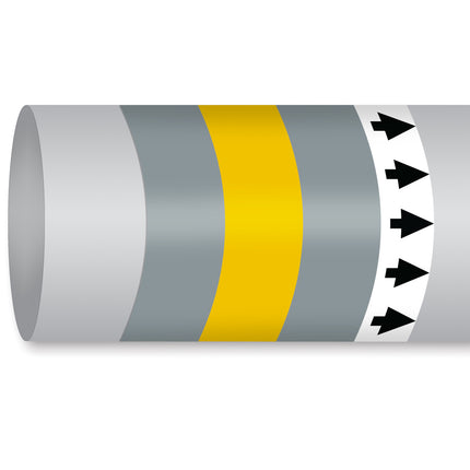 ISO 14726 IMO Pipemarker  Non Flammable Gases Breathing Gas
