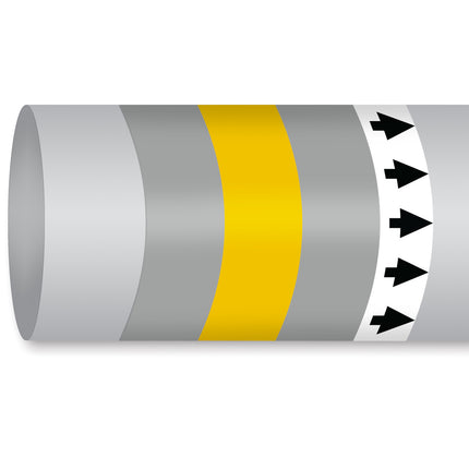 ISO 14726 IMO Pipemarker  Steam Supply Steam