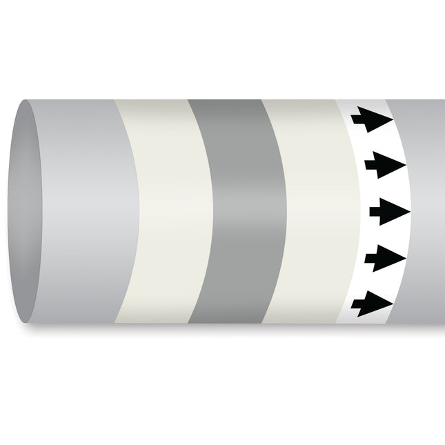 ISO 14726 IMO Pipemarker  Air In Ventilation System Mechanical Supply Air  Warm