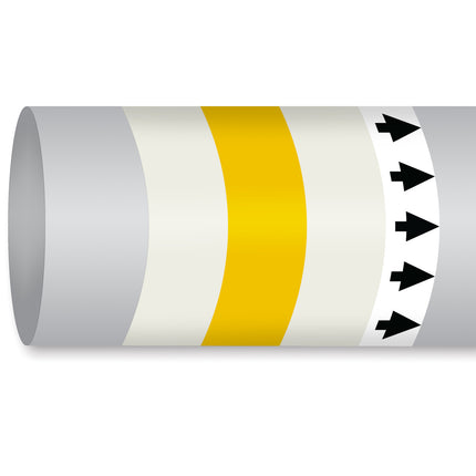 ISO 14726 IMO Pipemarker  Air In Ventilation System Natural Supply Air