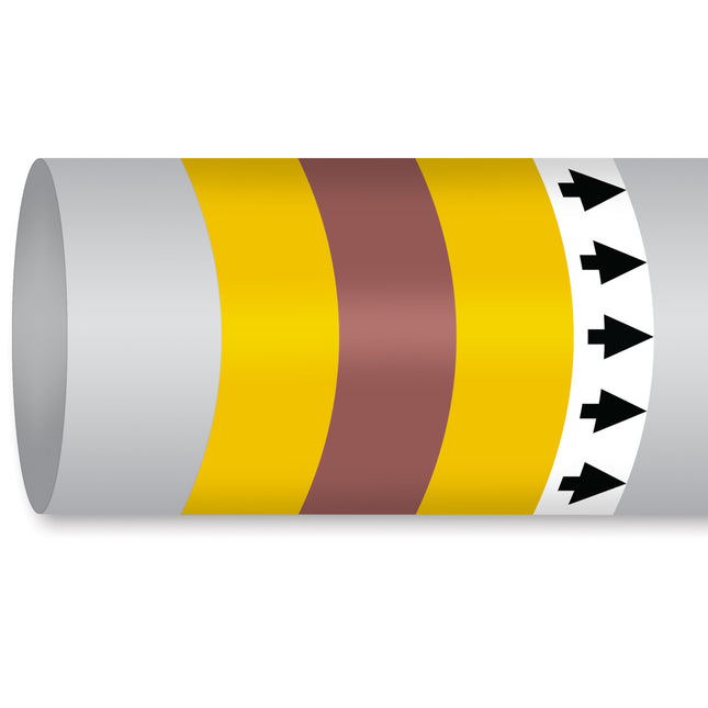 ISO 14726 IMO Pipemarker  Steam Liquid Gas