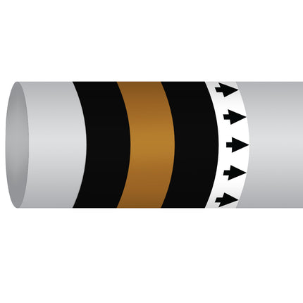 ISO 14726 IMO Pipemarker  Waste Media Waste Oil
