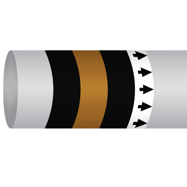 ISO 14726 IMO Pipemarker  Waste Media Waste Oil