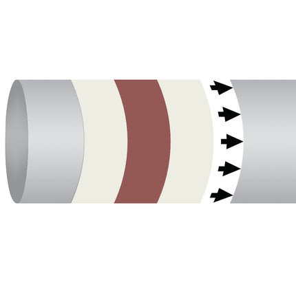 ISO 14726 IMO Pipemarker  Air In Ventilation System Conditioned Supply Air