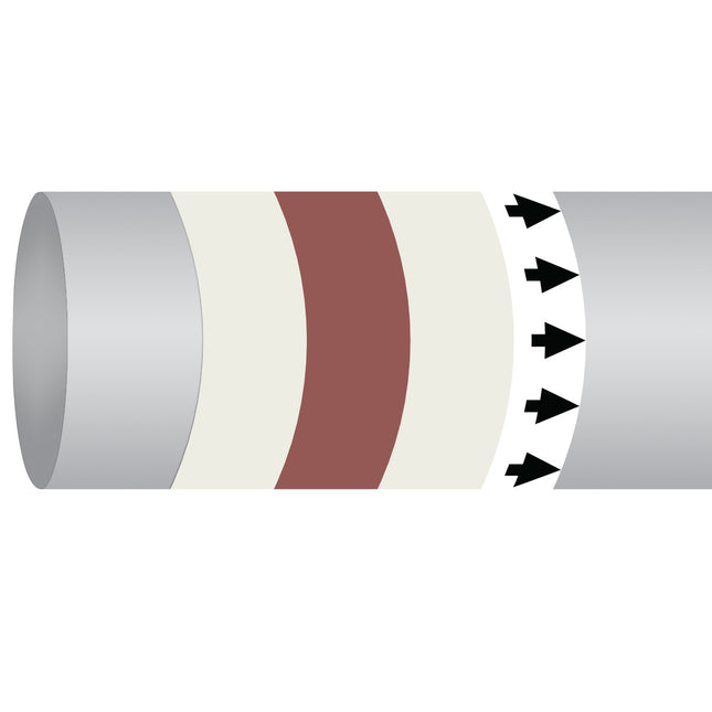 ISO 14726 IMO Pipemarker  Air In Ventilation System Conditioned Supply Air
