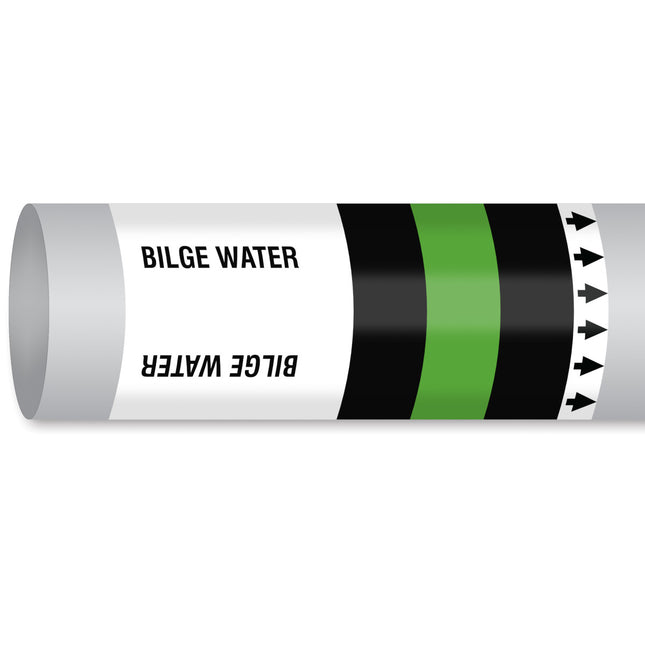 ISO 14726 IMO Pipemarker  Waste Media Bilge Water