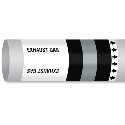 ISO 14726 IMO Pipemarker  Waste Media Exhaust Gas