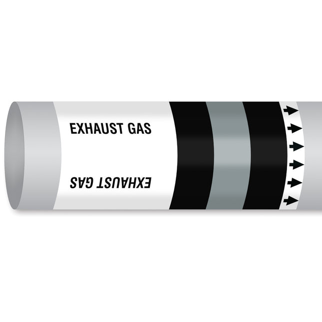 ISO 14726 IMO Pipemarker  Waste Media Exhaust Gas