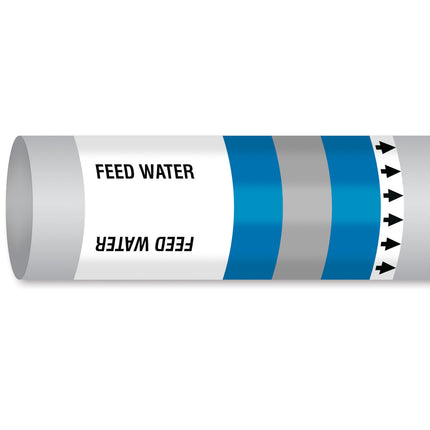 ISO 14726 IMO Pipemarker  Fresh Water Feed Water