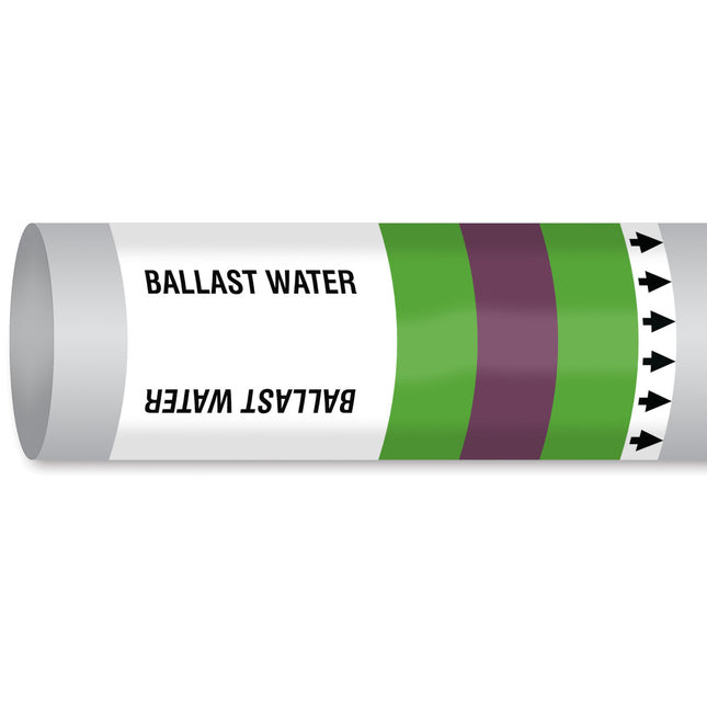 ISO 14726 IMO Pipemarker  Sea Water Ballast Water