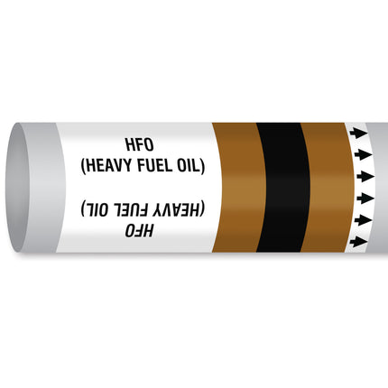 ISO 14726 IMO Pipemarker  Fuel HFO  Heavy Fuel Oil